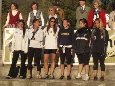 Equipo femenino de Rosario campeón segunda fecha de faustball argentino  en Villa General Belgrano