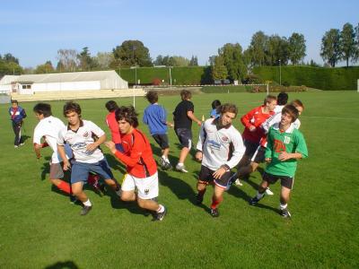 Entrenamiento de los juveniles del Club Gimnástico Alemán de Llanquihue